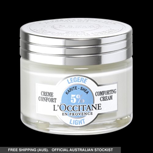 L'Occitane Shea Light Comforting Face Cream Reviews + Free Post