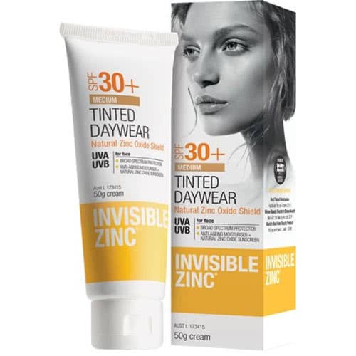 invisible zinc sunscreen