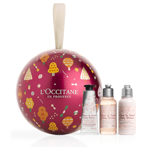 L'Occitane Cherry Blossom Christmas Bauble + Free Post