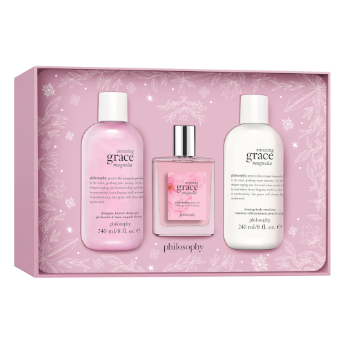 philosophy amazing grace magnolia edt 3 piece set AU | Adore Beauty