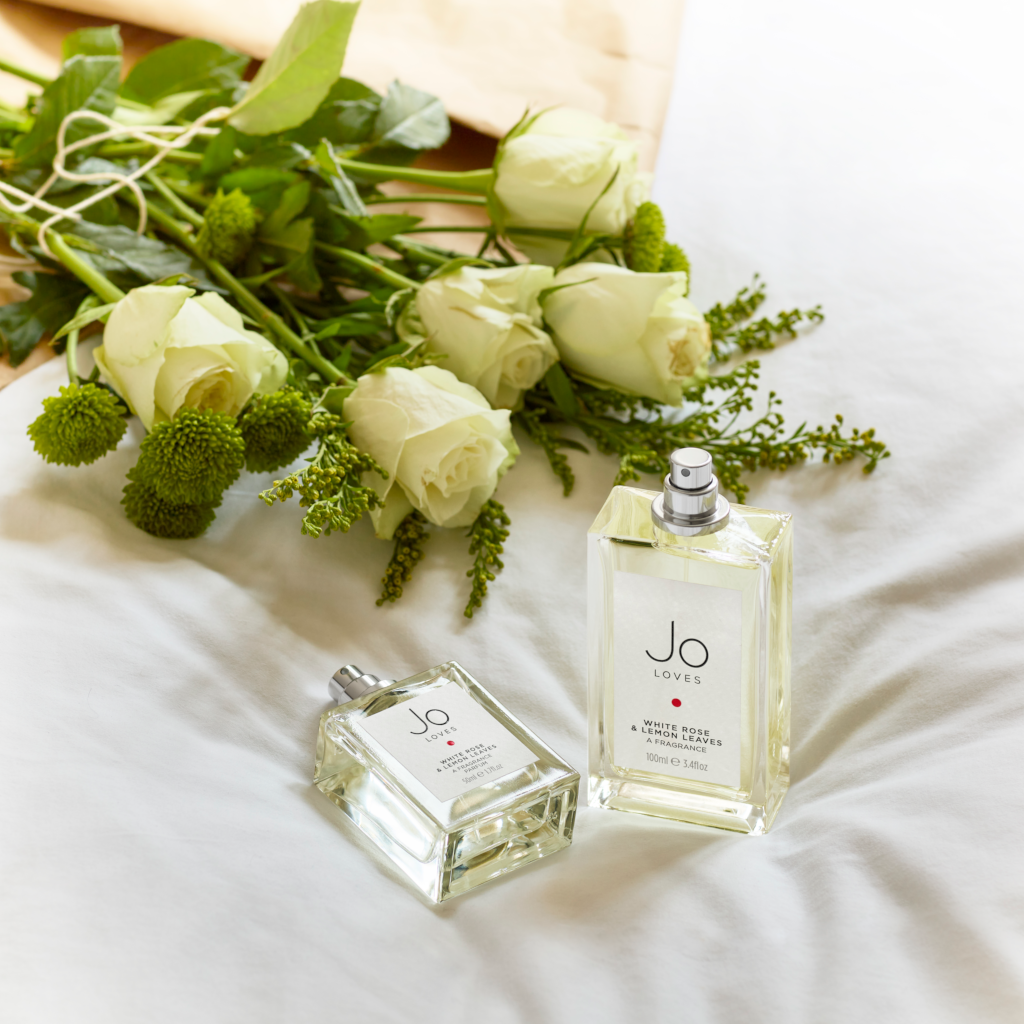 Jo Loves White Rose & Lemon Leaves Fragrance: Fresh Elegance