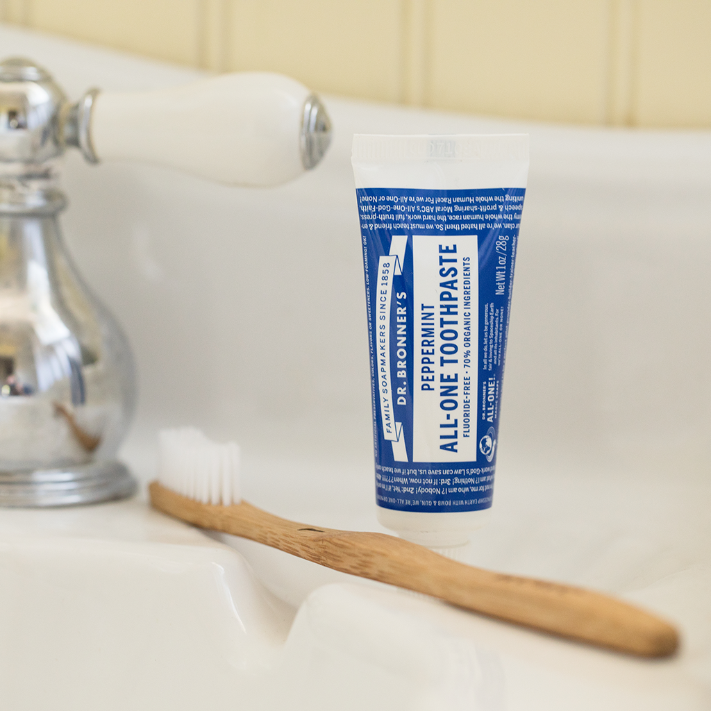 dr bronner's travel toothpaste