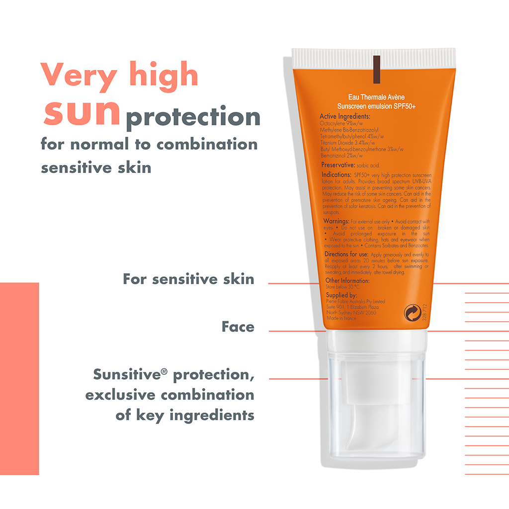 avene emulsion spf 50 ingredients