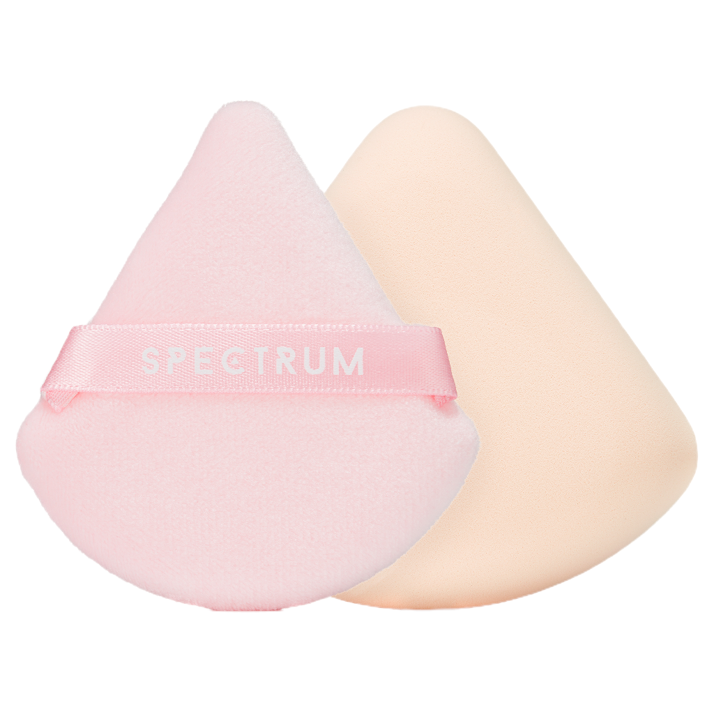 Spectrum Collections Pink Velour and Marble Rubycell Puff Duo