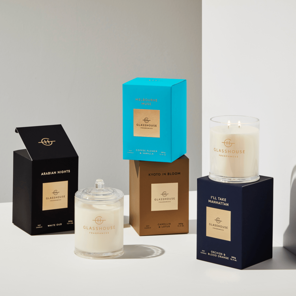 Elevate Your Space with Glasshouse MELBOURNE MUSE Candle