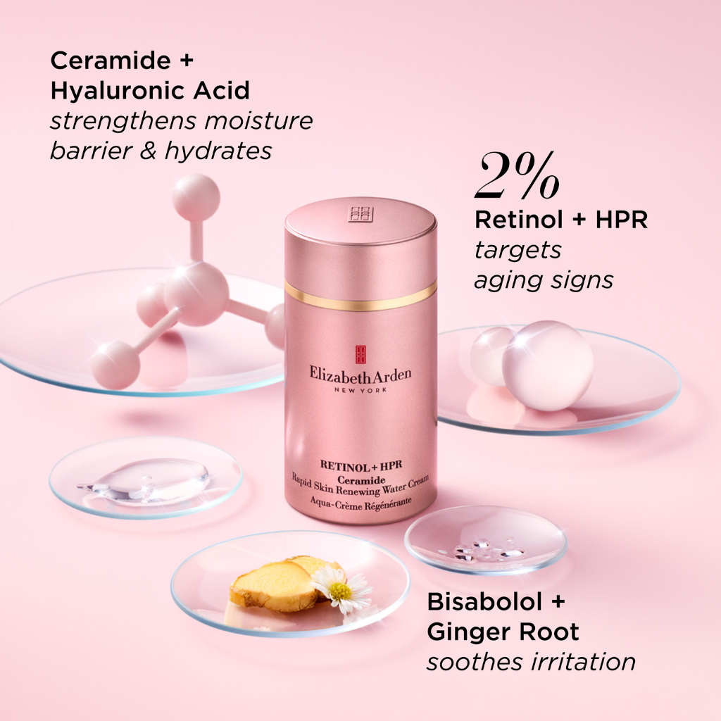 Elizabeth Arden Retinol + HPR Ceramide Water Cream - Beginner Retinol