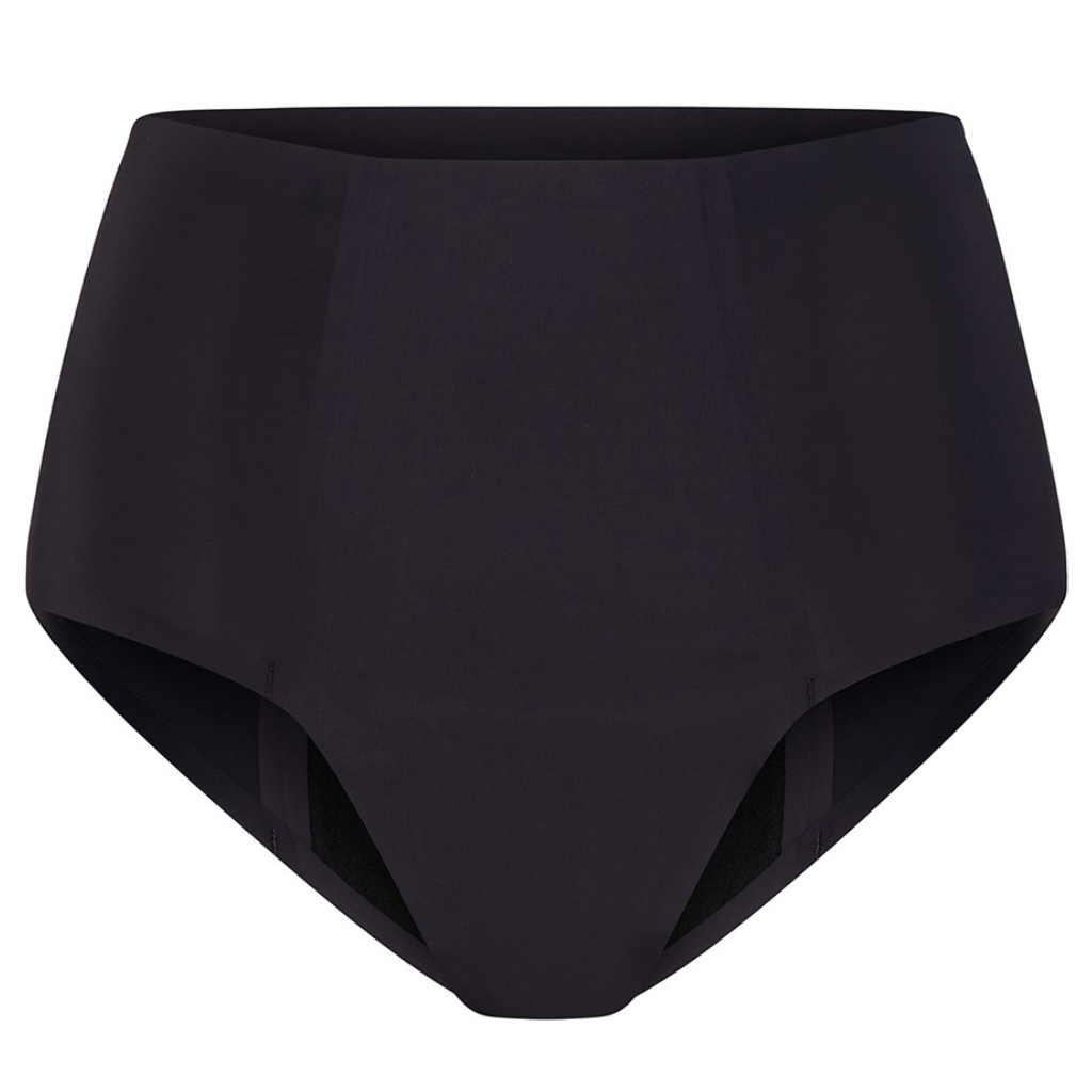 Modibodi Seamfree Full Brief Super-Overnight Black